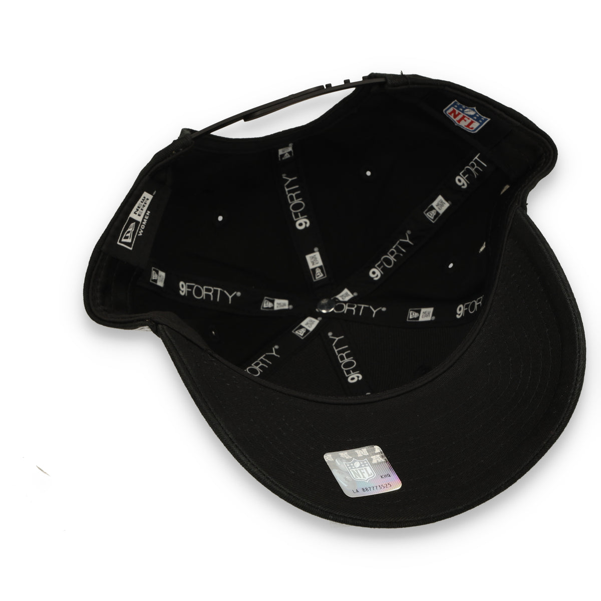 New Era Women's Las Vegas Raiders Gothic Font 9FORTY M-Crown Adjustable Hat