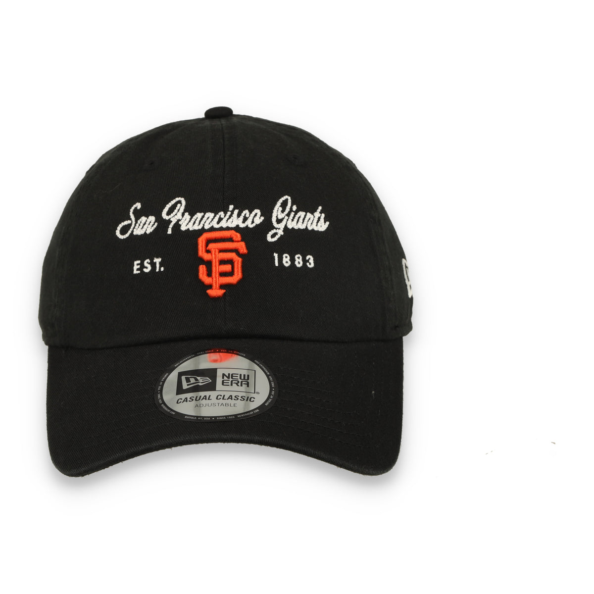 New Era Women's San Francisco Giants Script Casual Classic Adjustable Hat - OTC