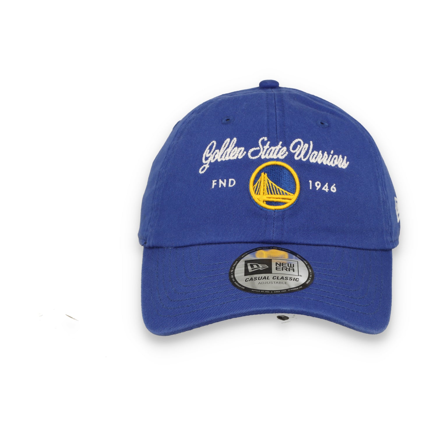 New Era Women's Golden State Warriors Script Casual Classic Adjustable Hat