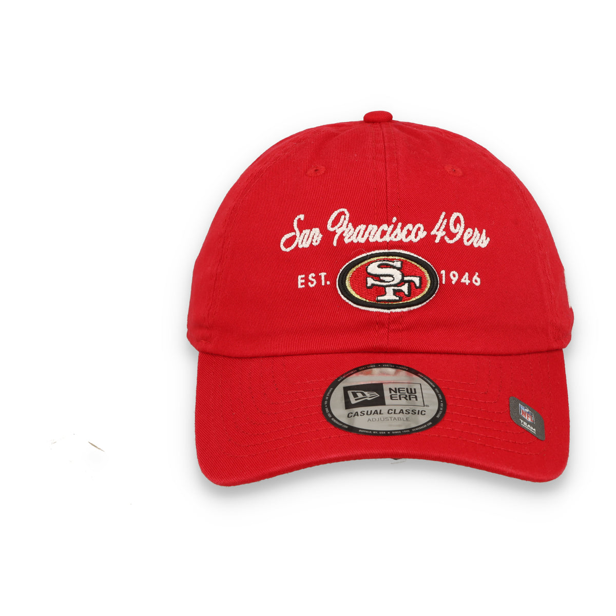 New Era Women's San Francisco 49ers Script Casual Classic Adjustable Hat