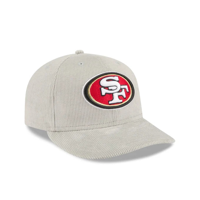 New Era San Francisco 49ers Light Gray Corduroy 59FIFTY Fitted Hat