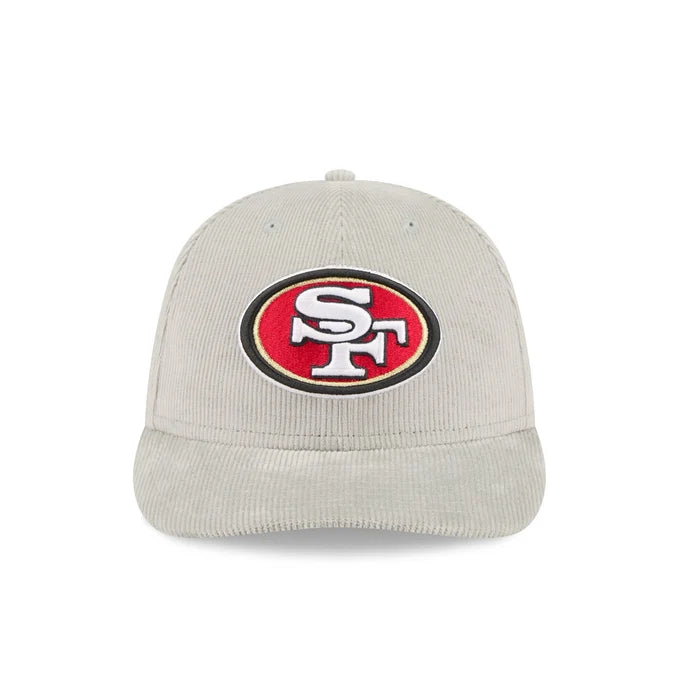 New Era San Francisco 49ers Light Gray Corduroy 59FIFTY Fitted Hat