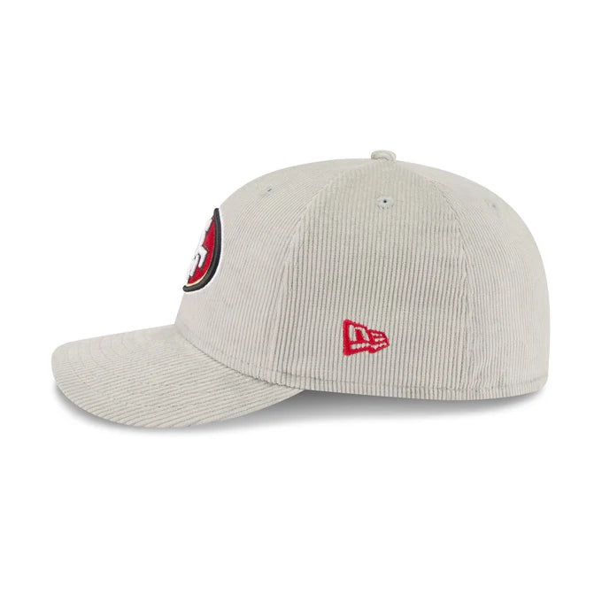 New Era San Francisco 49ers Light Gray Corduroy 59FIFTY Fitted Hat
