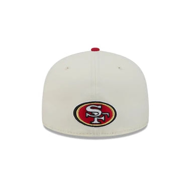 New Era San Francisco 49ers Deceptor Chrome White 59FIFTY Fitted Hat