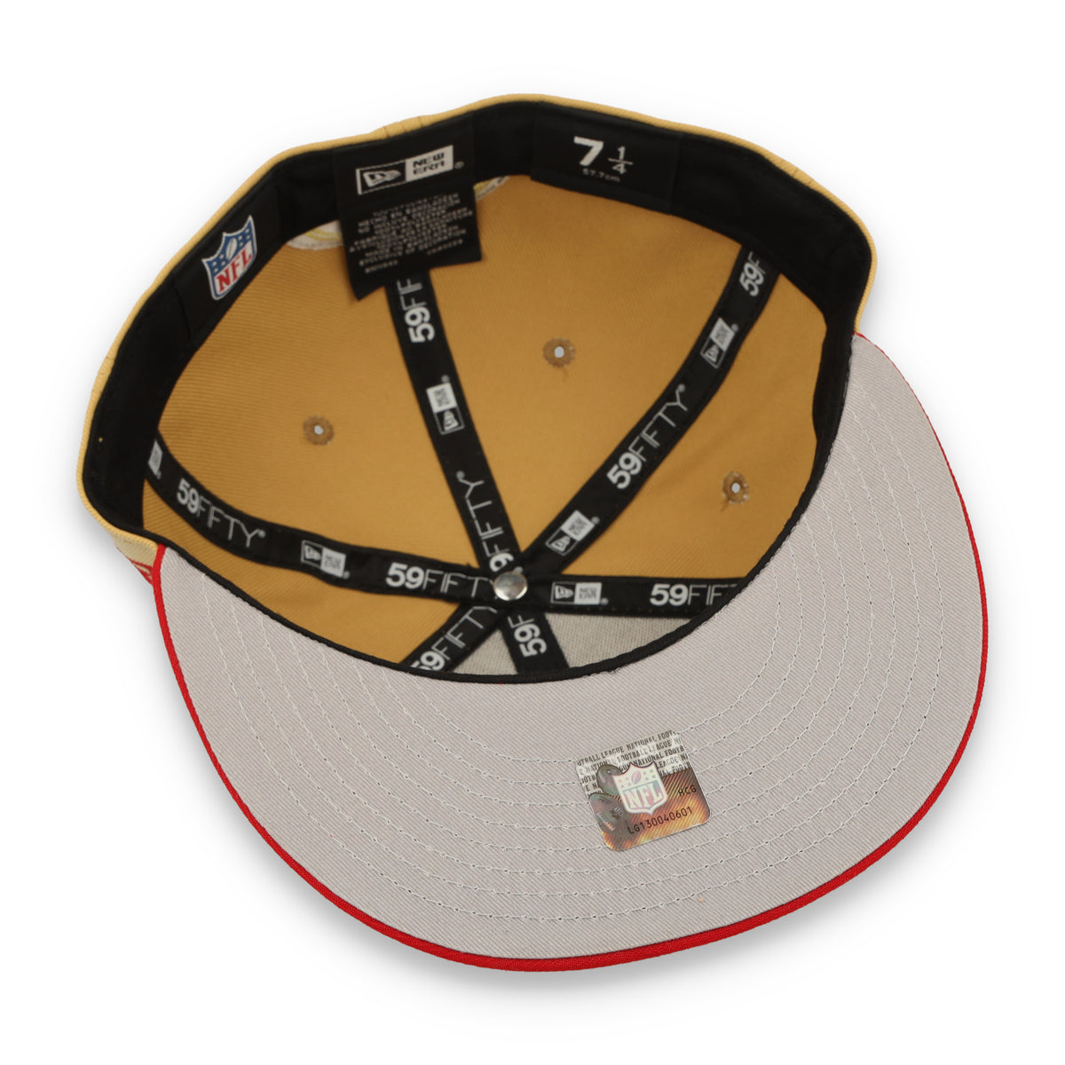 New Era San Francisco 49ers Deceptor Bronze 59FIFTY Fitted Hat