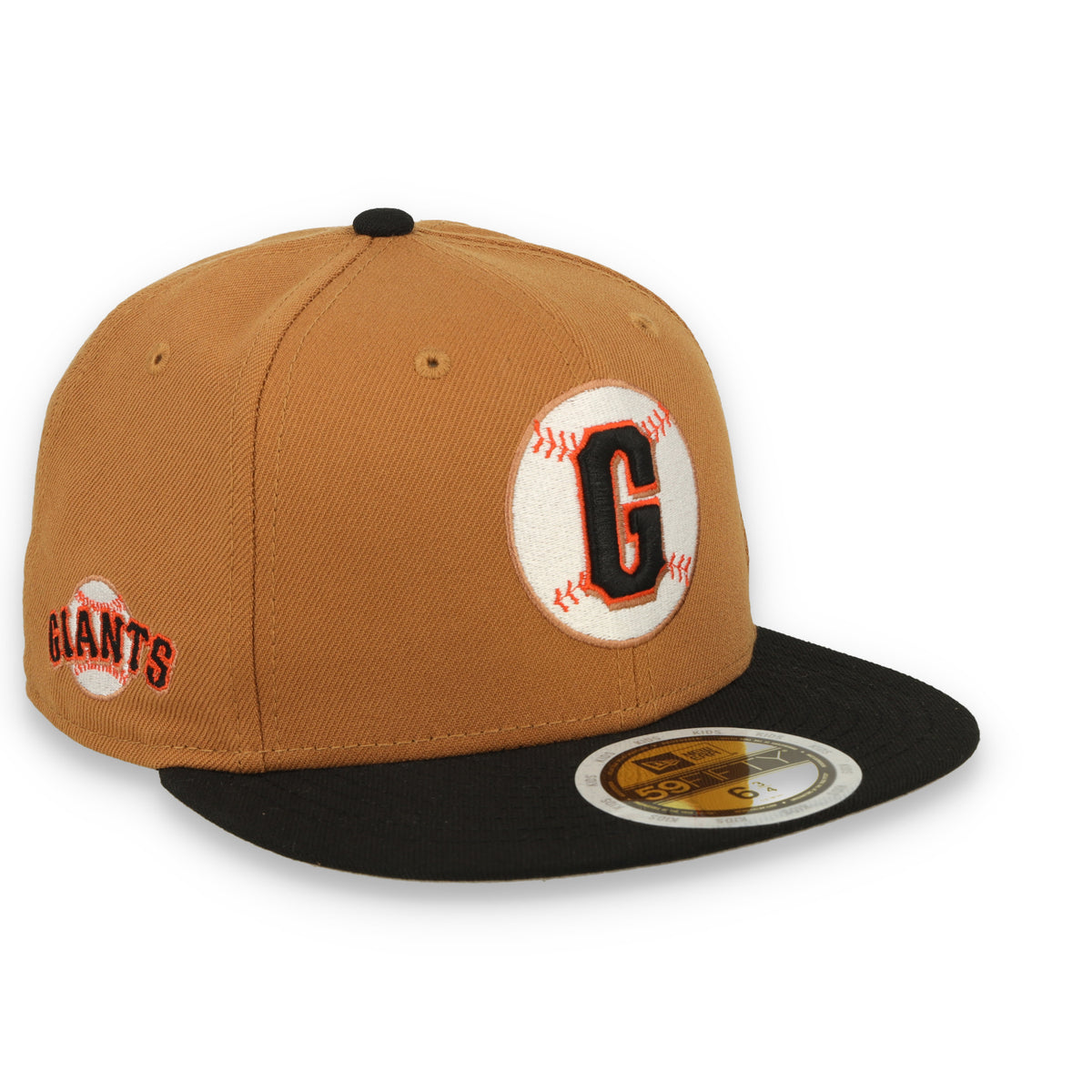 New Era Kids San Francisco Giants 59Fifty Fitted - Camel/Black
