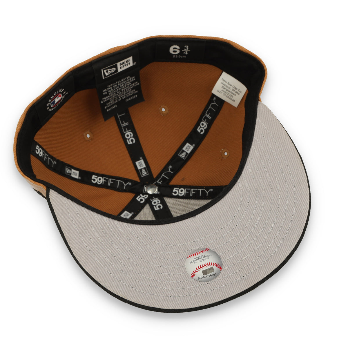 New Era Kids San Francisco Giants 59Fifty Fitted - Camel/Black