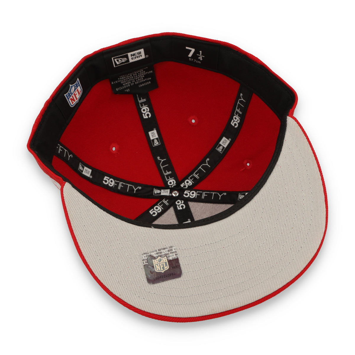 New Era San Francisco 49ers Rhinestone Badge 59FIFTY Fitted Hat - OTC