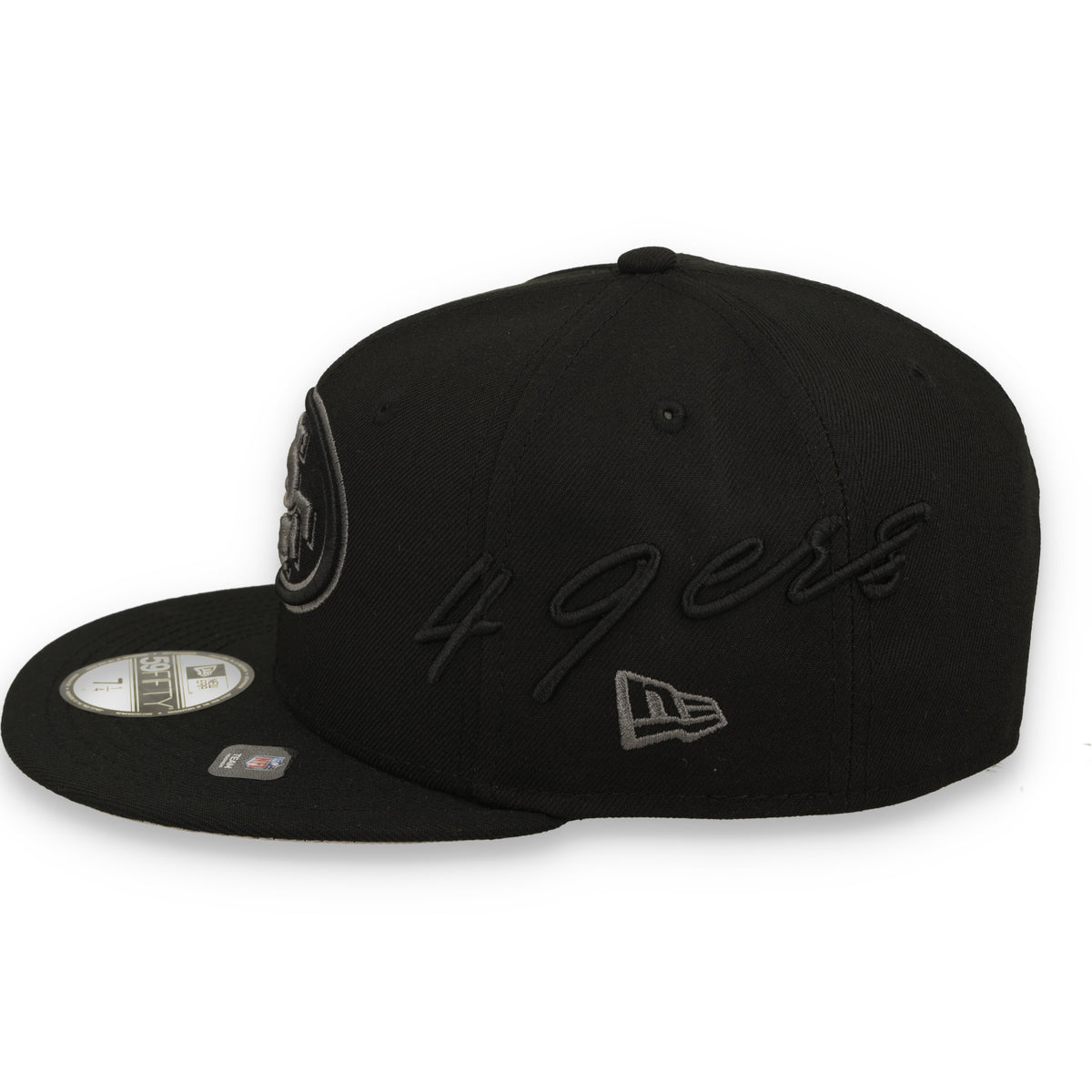 New Era San Francisco Side Script 59FIFTY Fitted Hat-Black