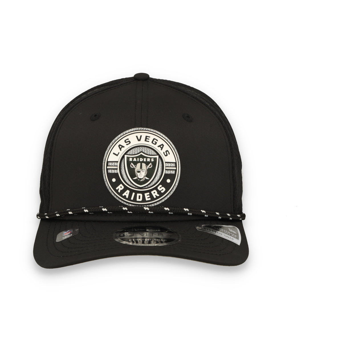 New Era Las Vegas Raiders Game 9SEVENTY Trucker Stretch-Snap Adjustable Hat-