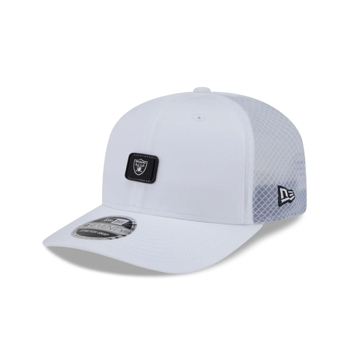 New Era Las Vegas Raiders  Micro Badge 9SEVENTY Adjustable Hat-White