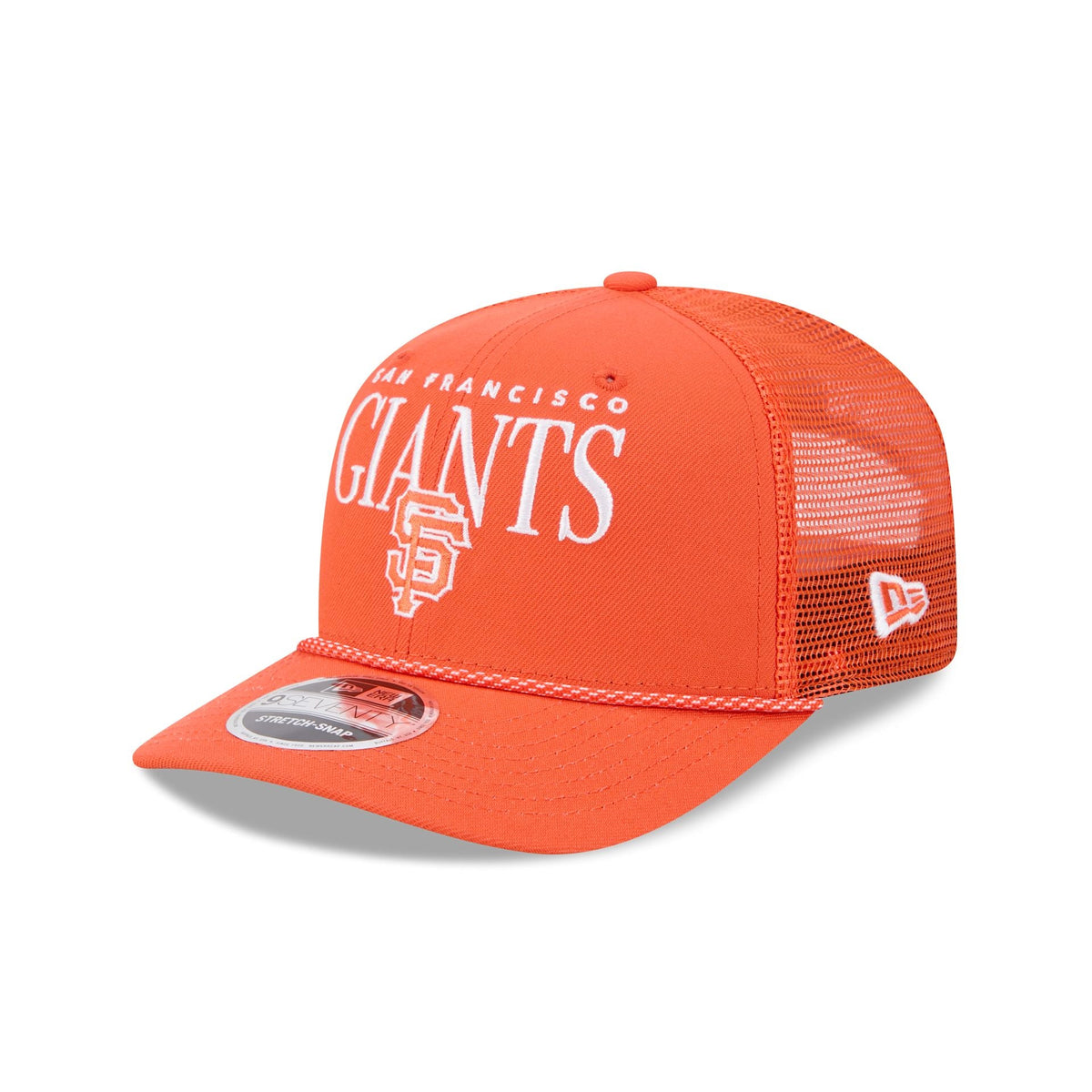 New Era San Francisco Giants Tonal 9SEVENTY Trucker Snapback - front left view
