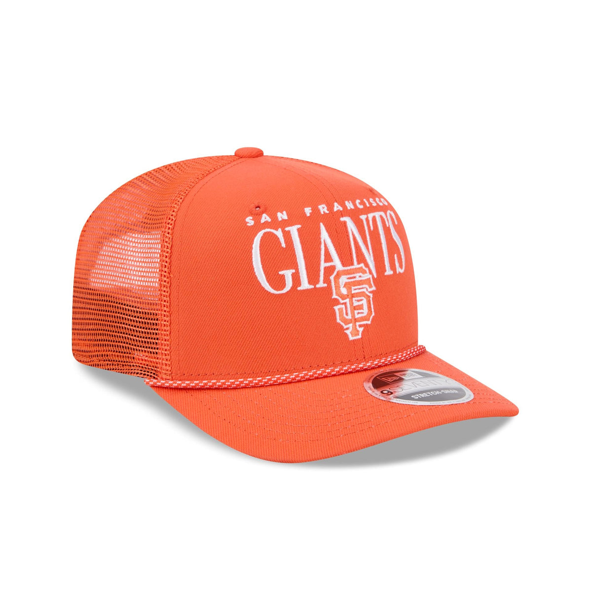 New Era San Francisco Giants Tonal 9SEVENTY Trucker Snapback - front right view