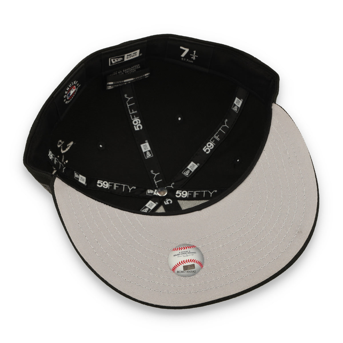 New Era San Francisco Giants Side Script 59FIFTY Fitted Hat - Black