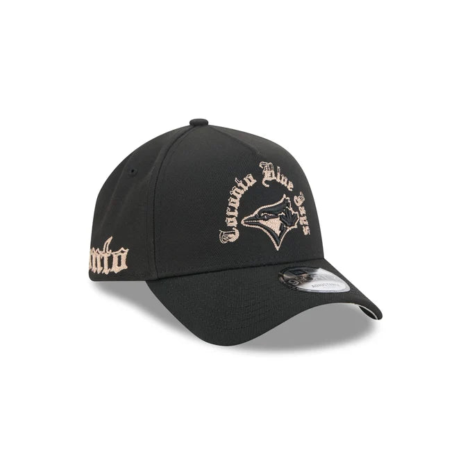 New Era Toronto Blue Jays Gothic Lettering 9FORTY A-Frame Snapback