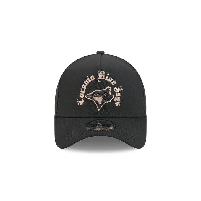 New Era Toronto Blue Jays Gothic Lettering 9FORTY A-Frame Snapback