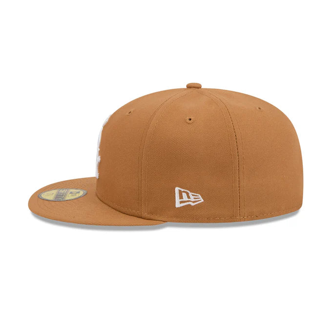 New Era Chicago White Basic 59FIFTY Fitted Hat-Bronze
