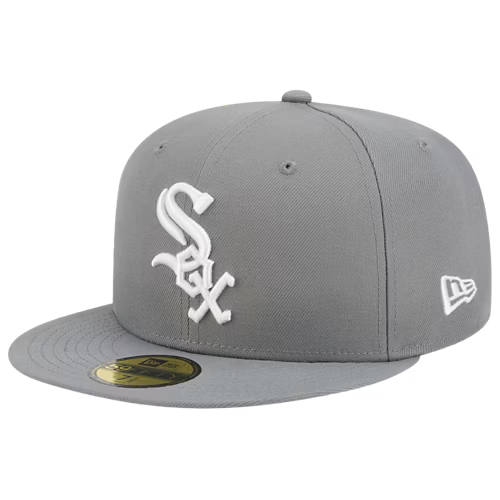 New Era Chicago White Sox Basic Color 59Fifty Fitted Hat-GRAY