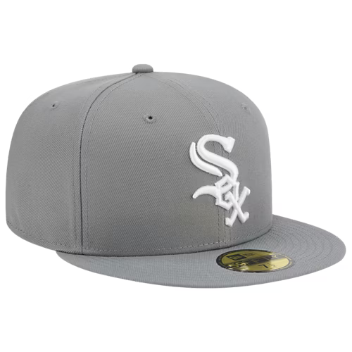 New Era Chicago White Sox Basic Color 59Fifty Fitted Hat-GRAY