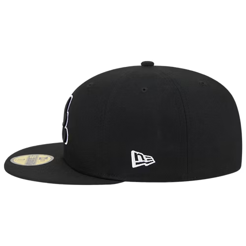 New Era Atlanta Braves Wool 59Fifty Fitted - Black/White