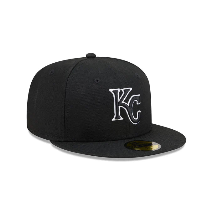 New Era Kansas City Wool 59Fifty Fitted - Black/White