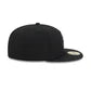 New Era Seattle Mariners Black On Black White Outline 59Fifty Color Basic Fitted