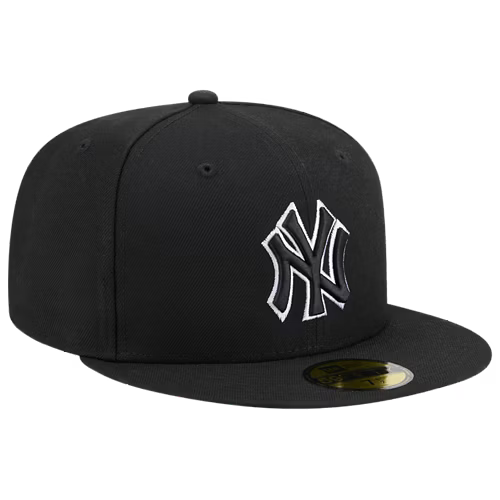 NEW ERA NEW YORK YANKEES OLIVE 59FIFTY FITTED - BLK/WHITE