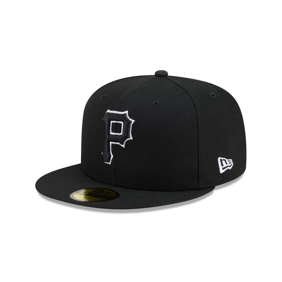 New Era Pittsburgh Pirates 59FIFTY Fitted Hat - BLK/WHITE