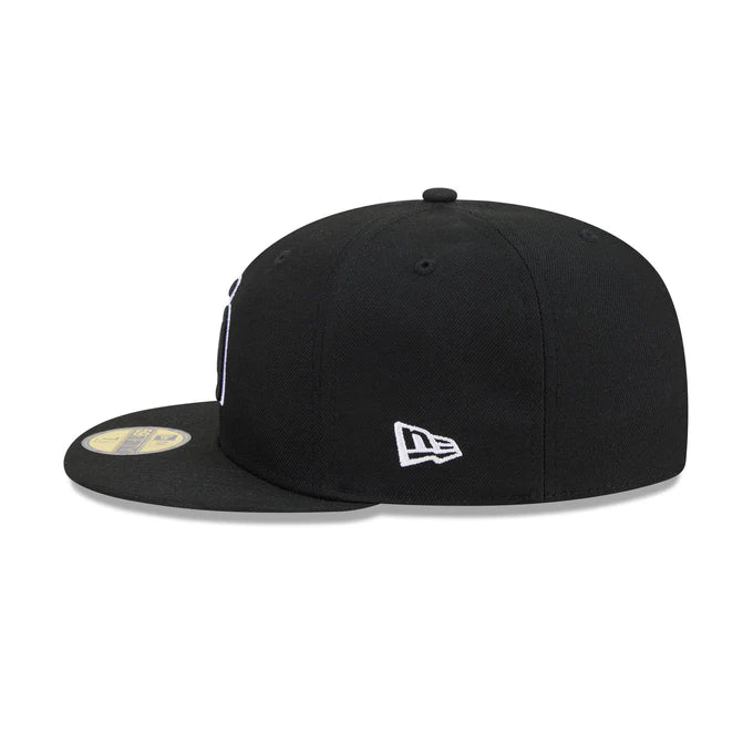 New Era San Diego Padres 59FIFTY Fitted Hat - BLK/WHITE