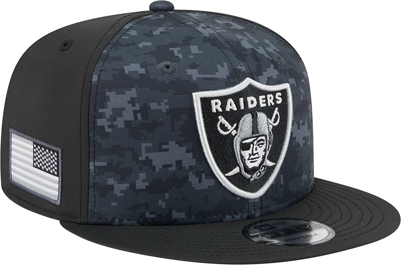 New Era Las Vegas Raiders 2026 Salute to Service 9FIFTY Snapback Hat