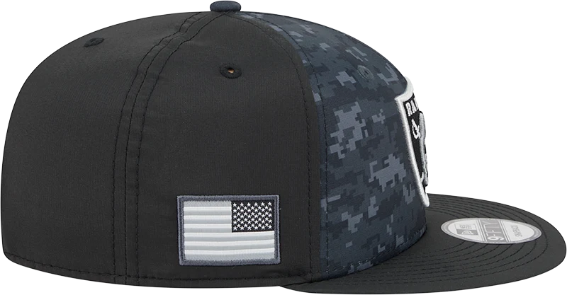 New Era Las Vegas Raiders 2026 Salute to Service 9FIFTY Snapback Hat