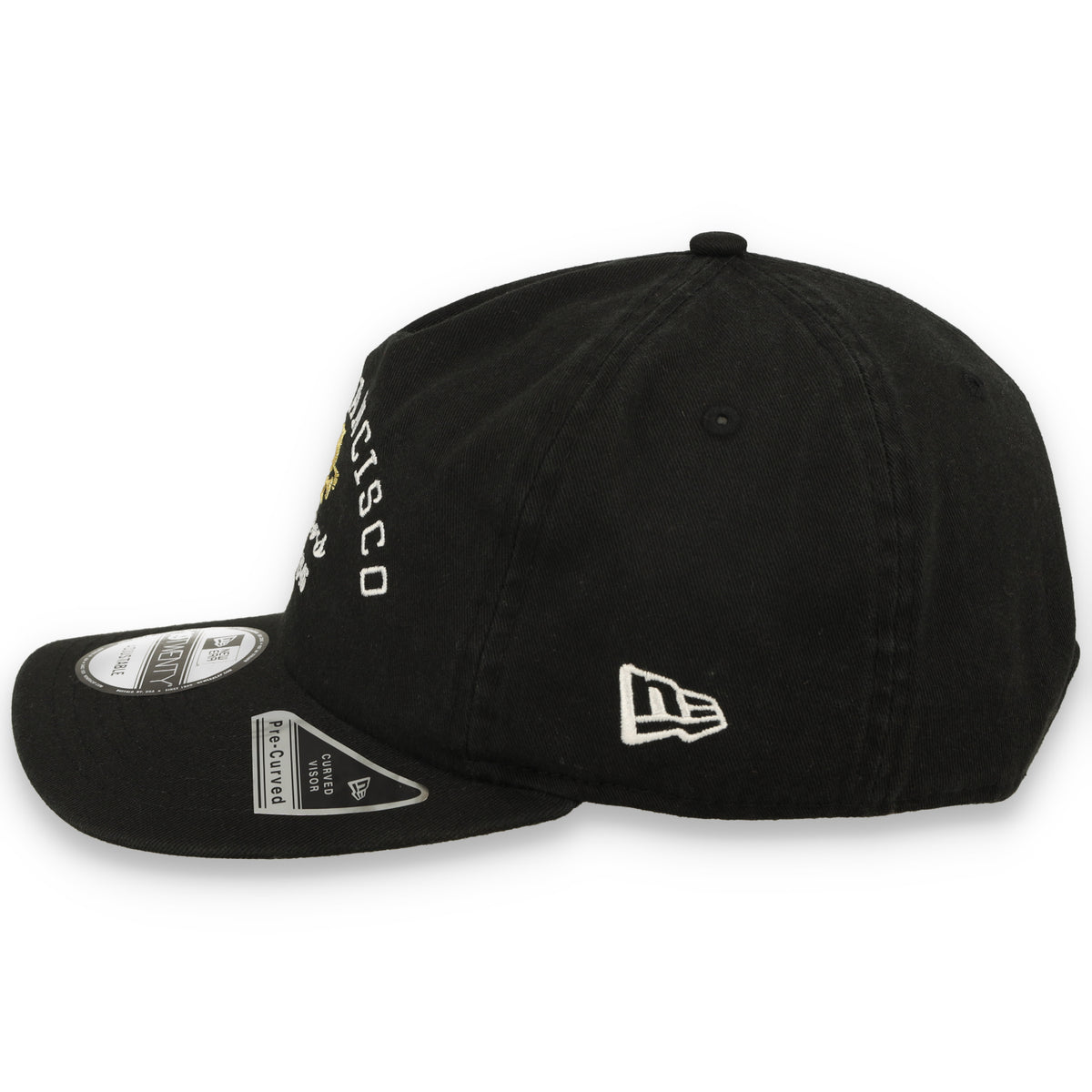 New Era San Francisco 49ers Est. 1946 19Twenty Pre-Curved Adjustable Hat - Black