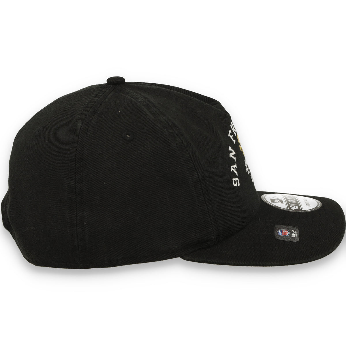 New Era San Francisco 49ers Est. 1946 19Twenty Pre-Curved Adjustable Hat - Black