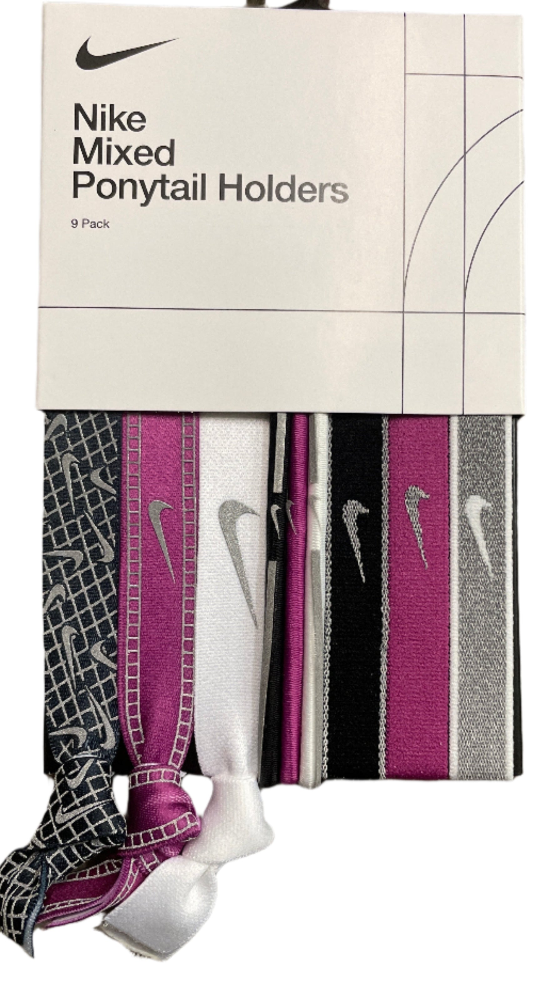 NIKE PONYTAIL HOLDERS 9PK - Purple