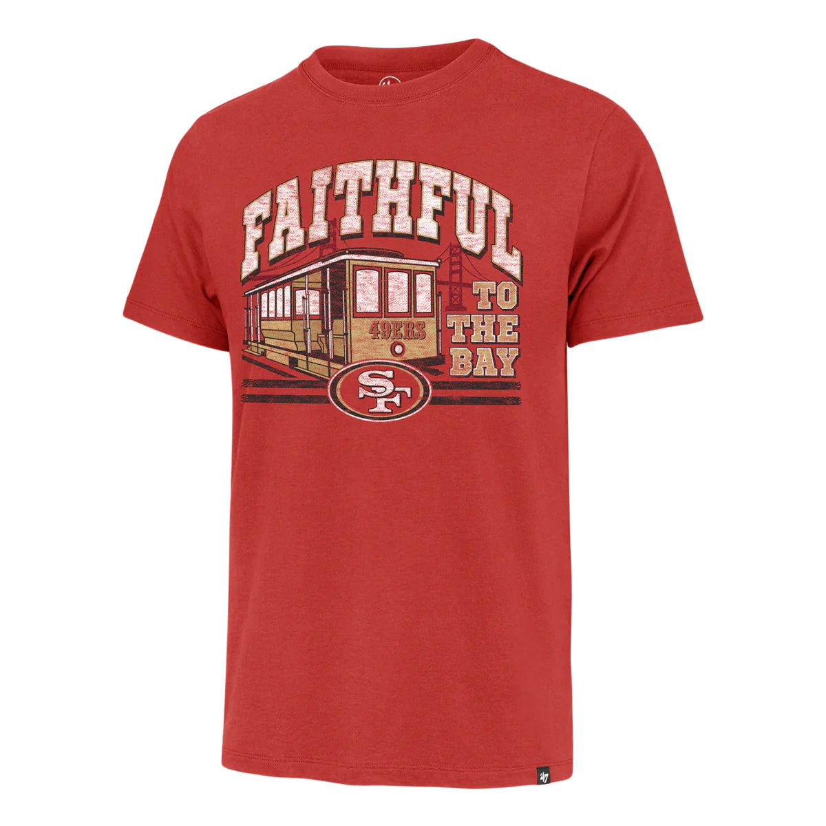 '47 Brand Men's San Francisco 49ers Regional Franklin Tee Shirt-Red