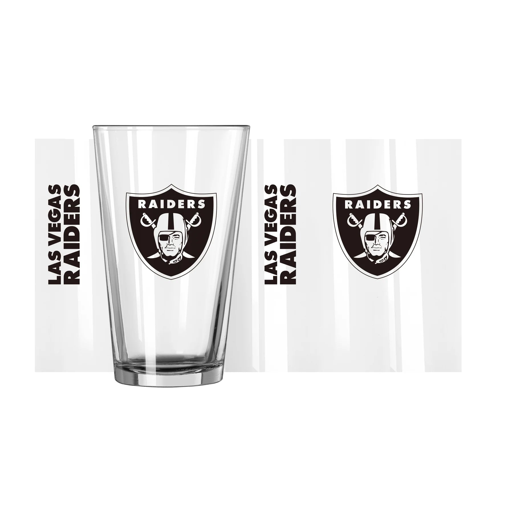 Logo Brands Las Vegas Raiders 16oz Gameday Pint Glass