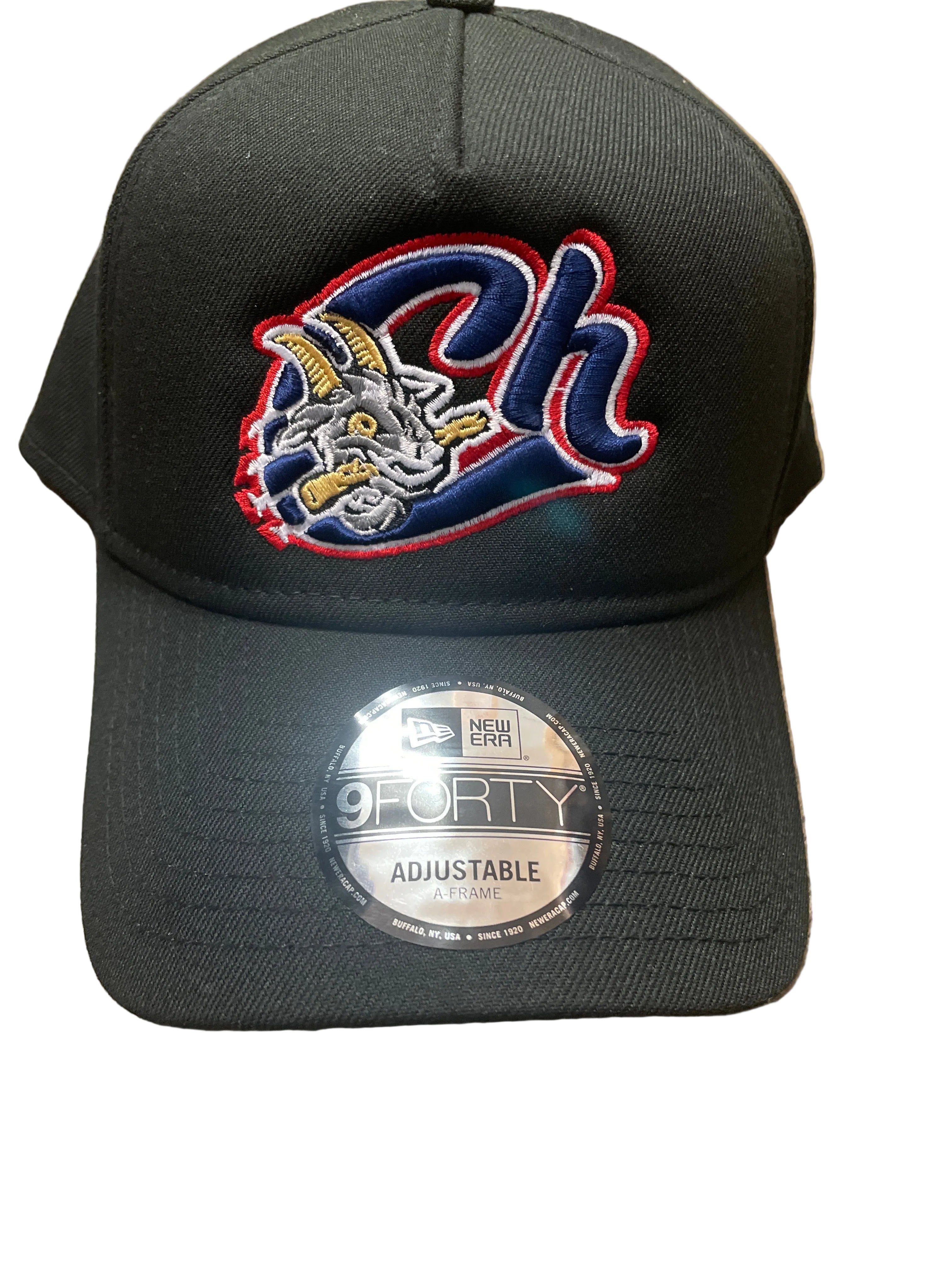 New Era Chivas A-Frame 9FORTY Adjustable Hat-Black/Blue