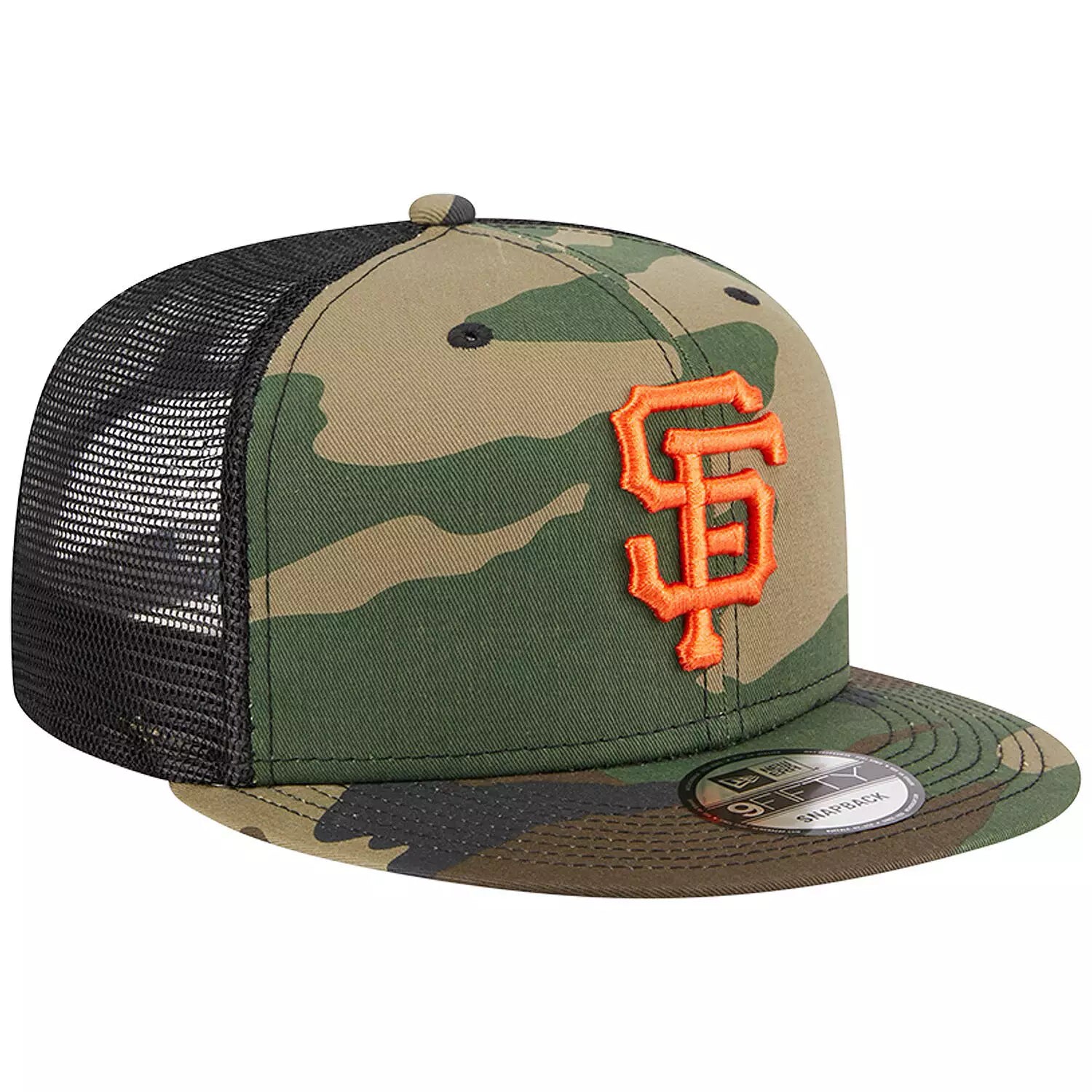 New Era San Francisco Giants  9FIFTY Trucker Snapback Hat-Camo
