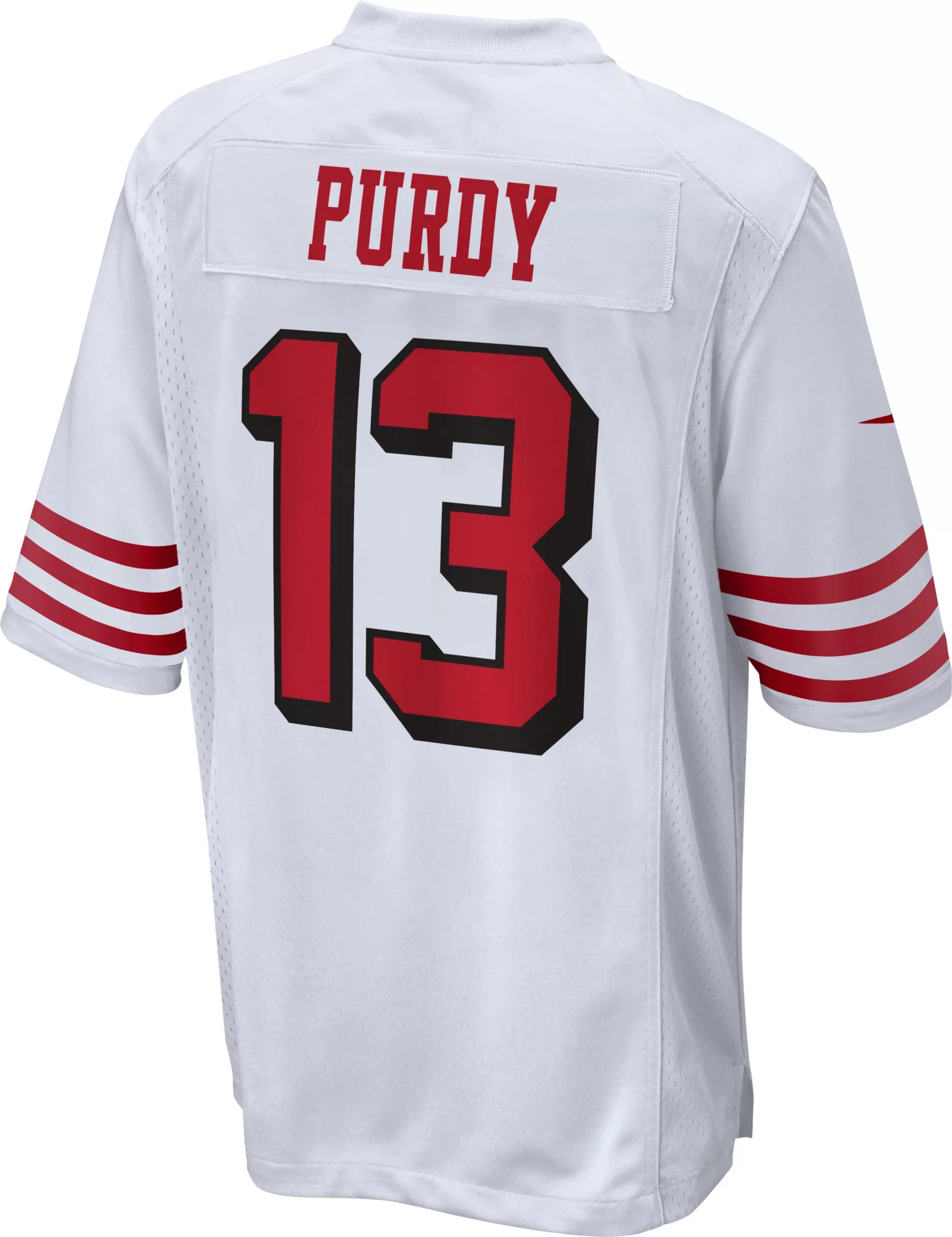 Nike Men's San Francisco 49ers Brock Purdy #13 2nd Alternate Game Jersey - White