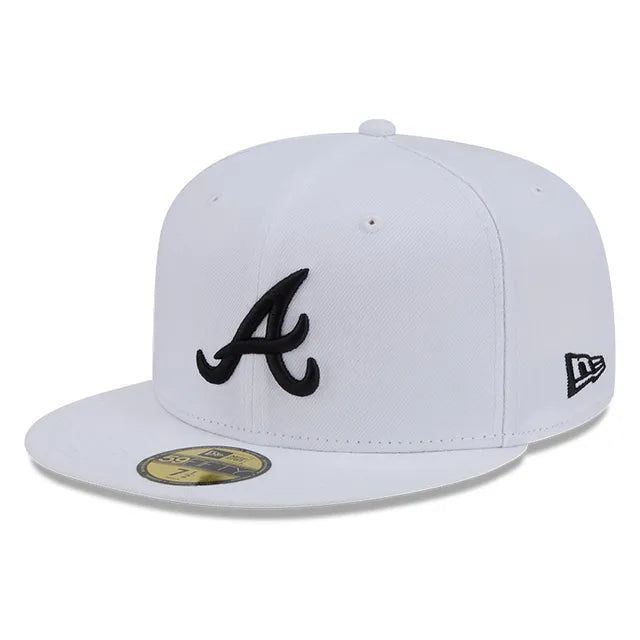 New Era Atlanta Braves 59Fifty Color Basic Fitted - White/Black