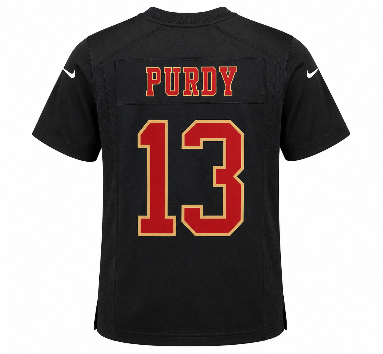 Nike Youth San Francisco 49ers Brock Purdy Game Jersey - Carbon Black
