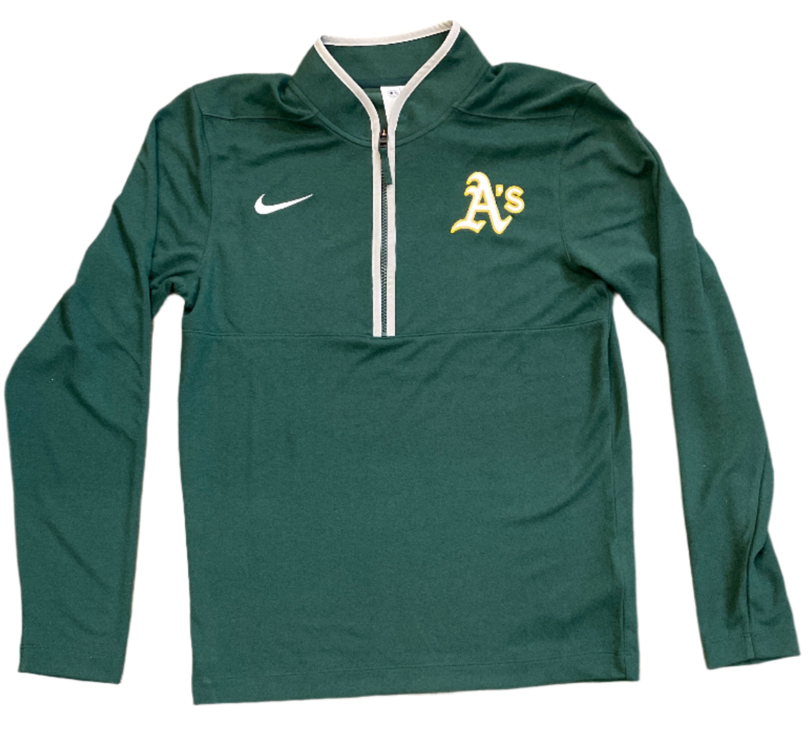 Nike Men's Oakland Athletics Performance Quarter-Zip Top