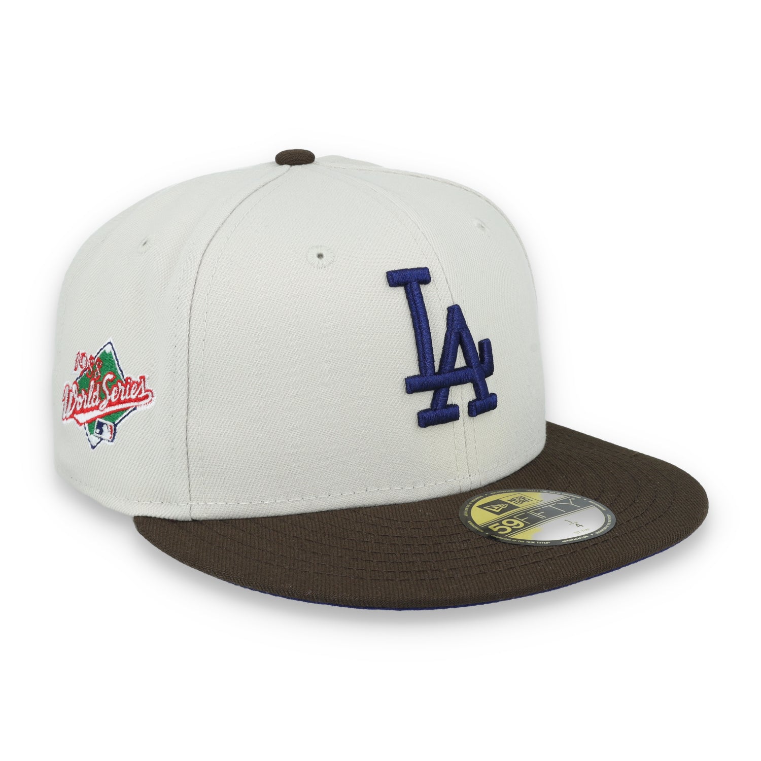 New Era Los Angeles Dodgers 1988 World Champions Side Patch 59FIFTY Fitted-Stone