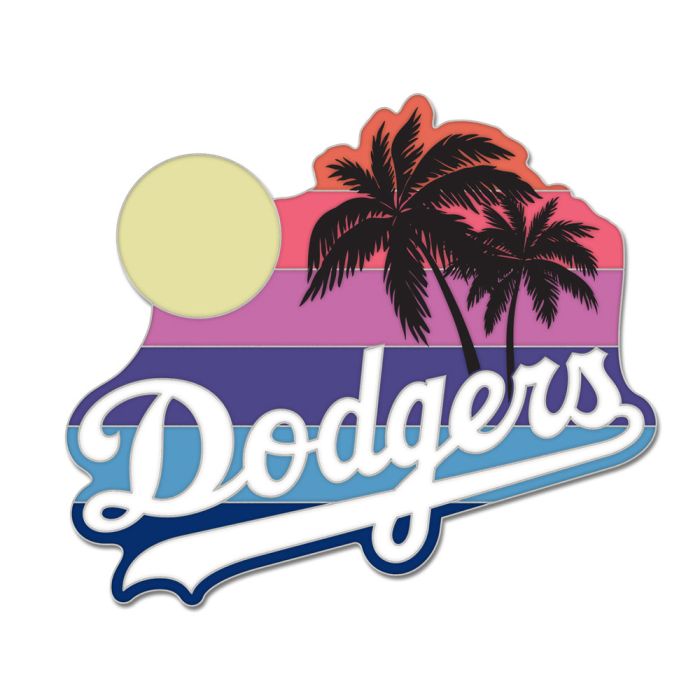 Los Angeles Dodgers Collector Enamel Pin Jewelry Card