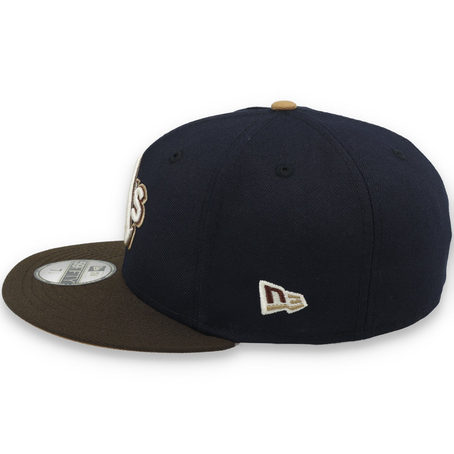 New Era Oakland Athletics 50th Anniversary Side Patch 59fifty Fitted Hat-Navy