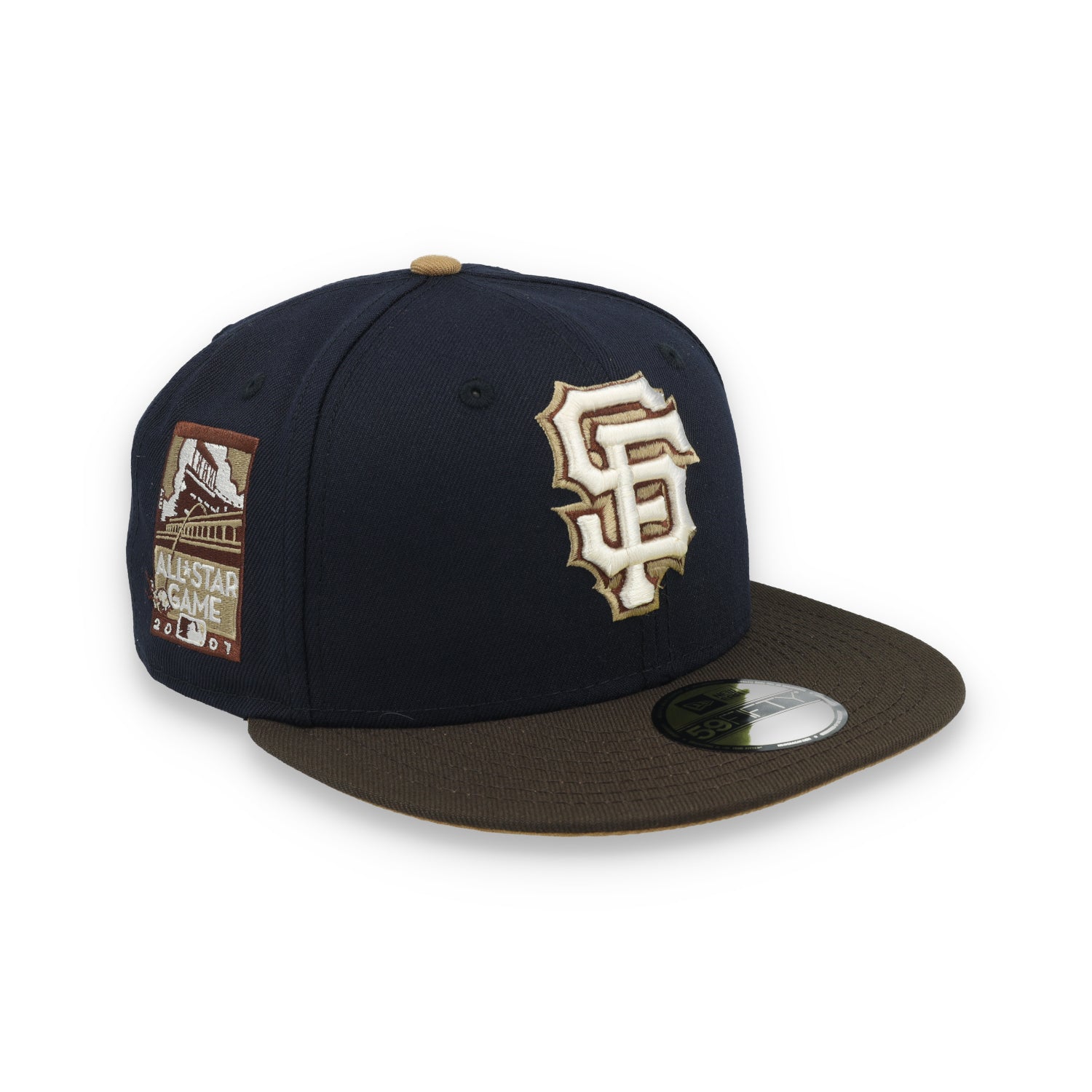 New Era San Francisco Giants 2007 All Star Side Patch 59IFTY Fitted Hat-Navy