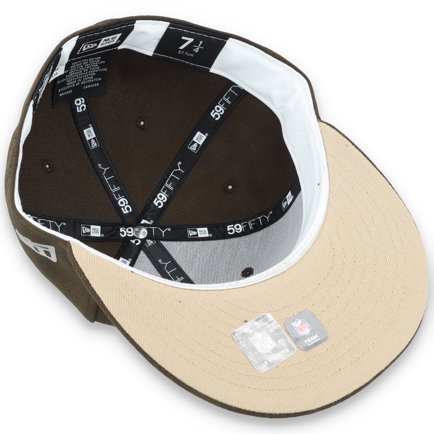 New Era Las Vegas Raiders Element 59FIFTY Fitted Hat-Walnut/Camel