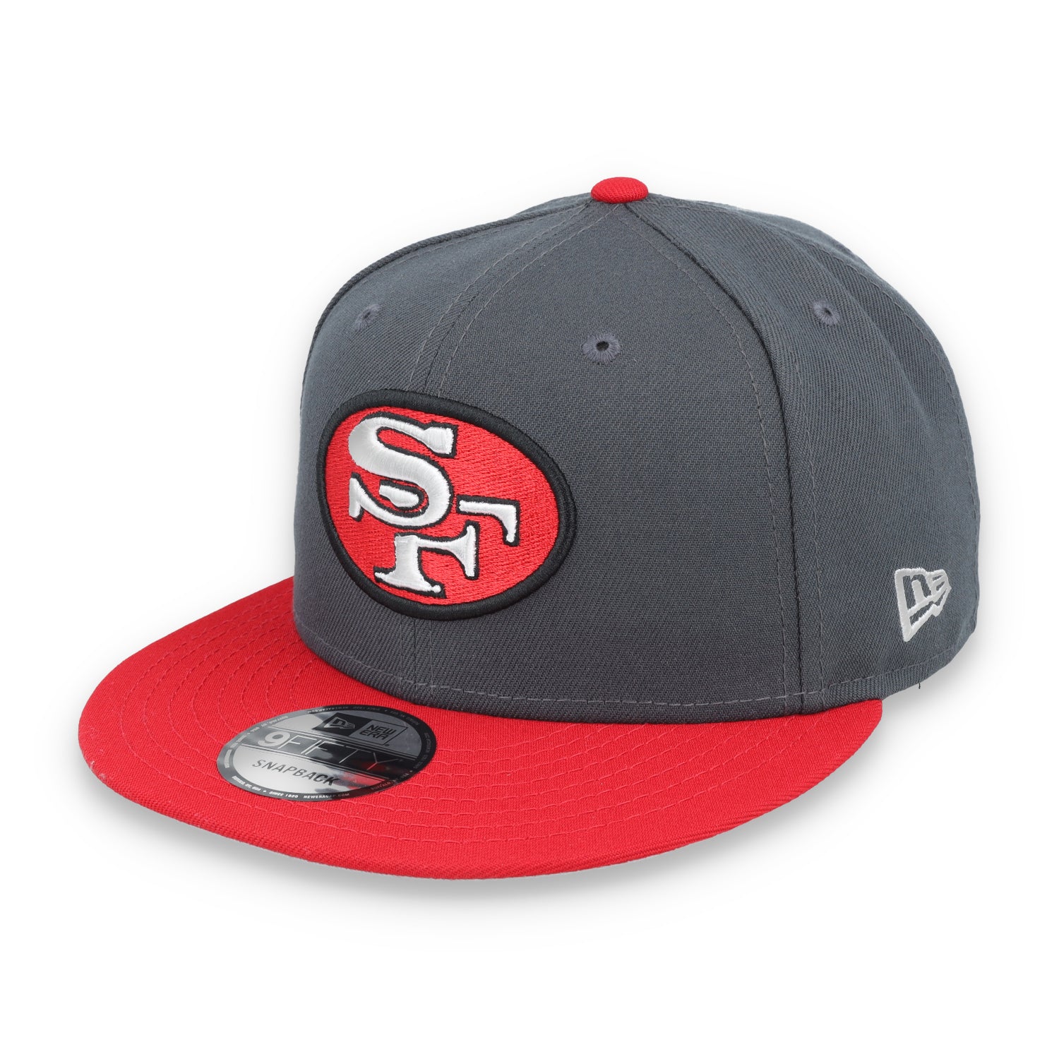 New Era San Francisco 49ers 2-Tone Color Pack 9FIFTY Snapback Hat-Grey/Scarlet/White