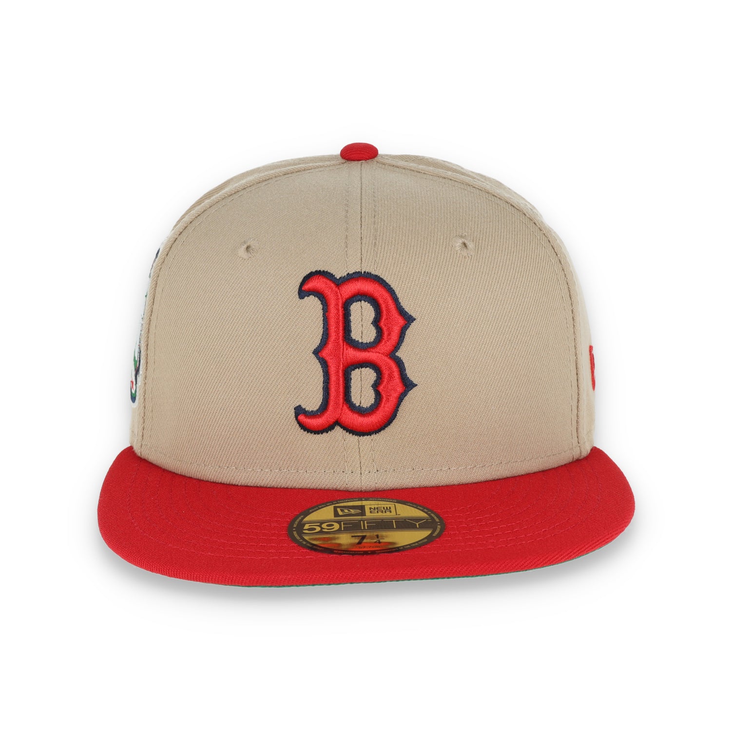 New Era Boston Red Sox 1999 All Star Game Patch 59FIFTY Fitted Khaki Hat