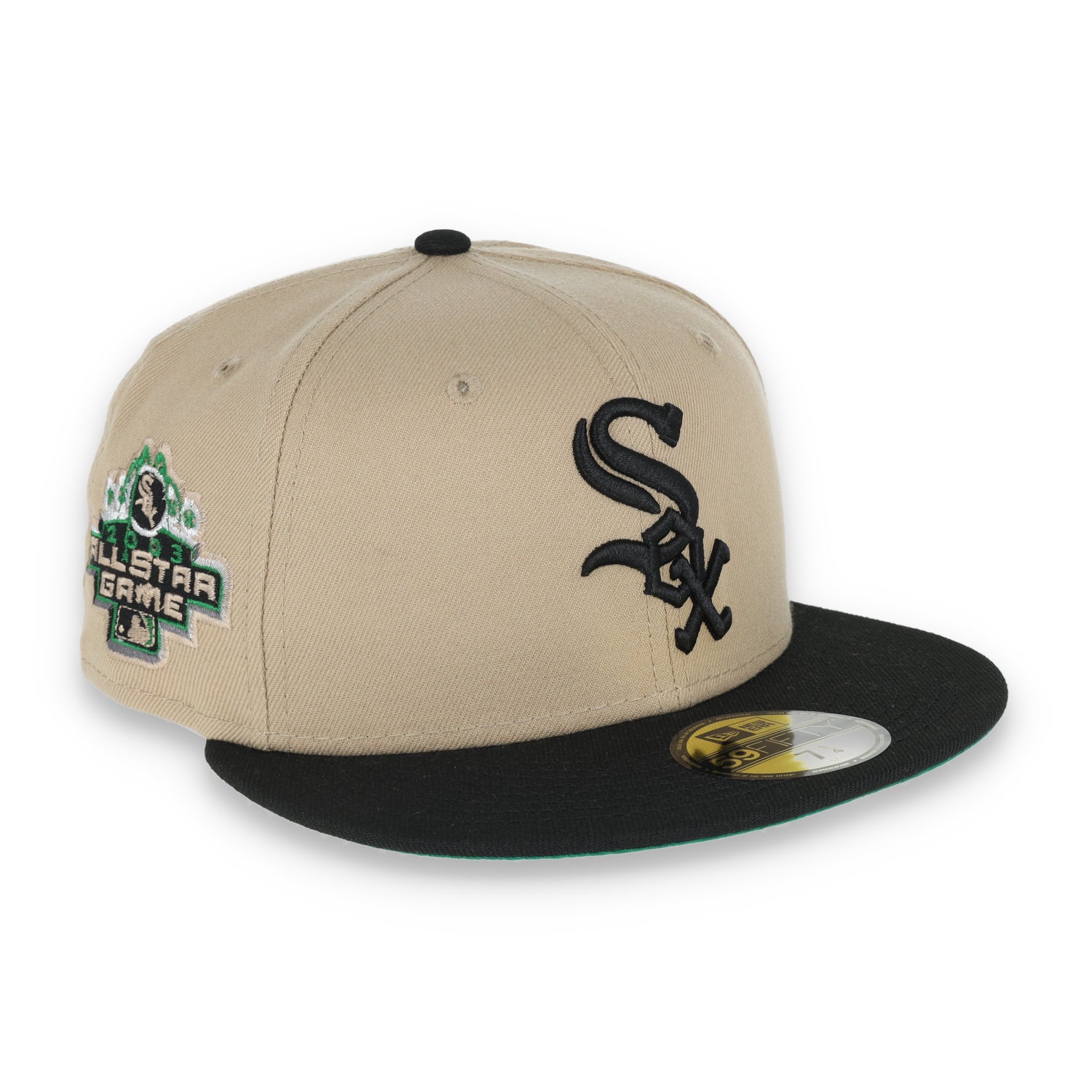 New Era Chicago White Sox All Star 2003 Patch 59FIFTY Fitted Khaki Hat